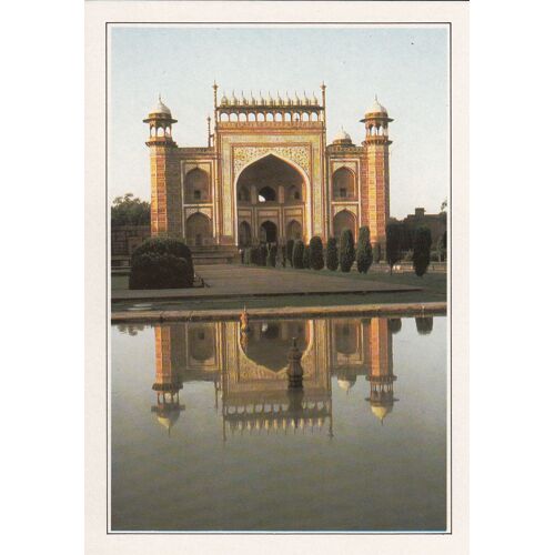 Inde, " Agra, Porte D'entrée Du Taj Mahal ".