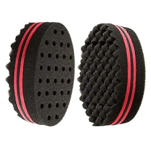 Brosse Éponge À Cheveux, Petits Trous Afro Curl Sponge Pour La Maison Et Le Coiffeur