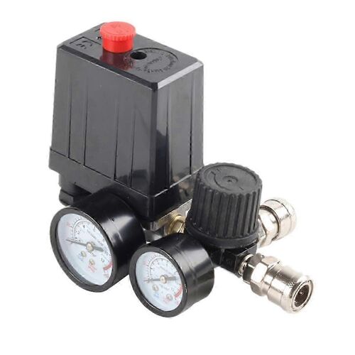 Vanne De Commande De Pompe À Air 3000l / Min Jauge 0-180 Psi Régulateur 220v / 380v Interrupteur De Commande De Pression De Pompe De Compresseur D'air De Service