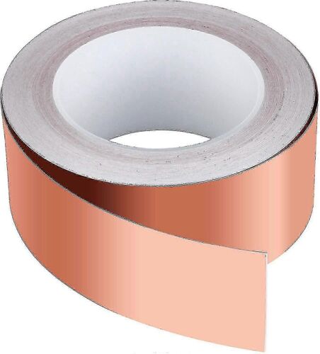 Ruban de cuivre Ruban de feuille de cuivre Ruban de feuille de cuivre Ruban de blindage Ruban de cuivre Ruban de cuivre Ruban auto-adhésif Ruban d'escargot Protection d'escargot