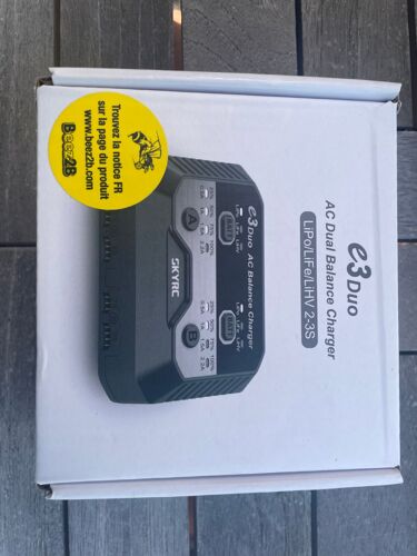 Chargeur SKYRC AC Dual Balance, compatible avec les batteries LiPo/LiFe/LiHV 2-3S