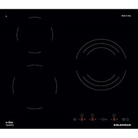 Glem Gas - Table vitrocéramique 60 cm - 3 foyers hi-light dont 1 extensible - 5,7 gth63et