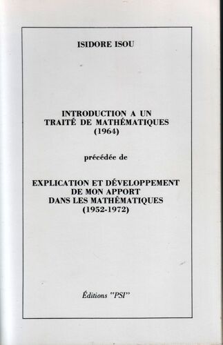 Introduction À Un Traité De Mathématiques (1964)