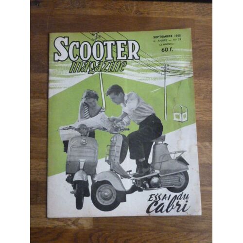 Scooter Magazine De Septembre 1955 - Essai Du Cabri - Le Twn Contessa