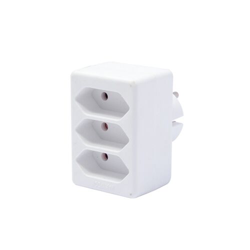 Domino standard 3x2,5 A - Blanc - Chacon
