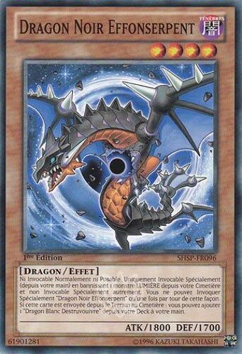 Carte Yu-Gi-Oh - Dragon Noir Effonserpent - Shsp-Fr096 Commune 1ère Edition