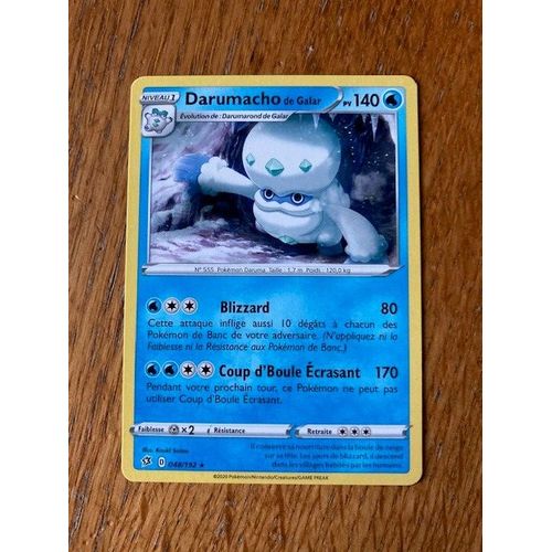 (1442) Darumacho De Galar 48/192 Pokemon
