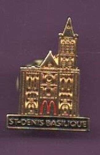 Pin's Basilique De Saint Denis 92 Mac Donald's Mac Do Ref 1559
