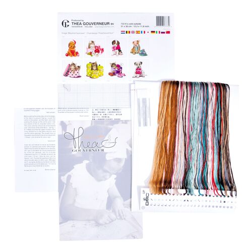 Thea Gouverneur - Kit De Point De Croix Compté - Il Fait Froid Dehors - Aida - 16 Compter - Pour Adultes - 733a