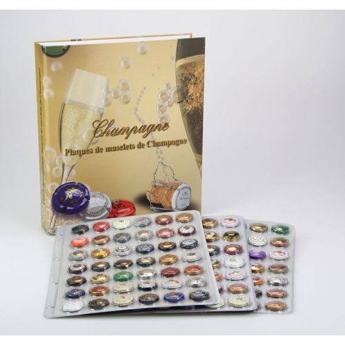 Album Gd Format Pour Capsules De Champagne Complet