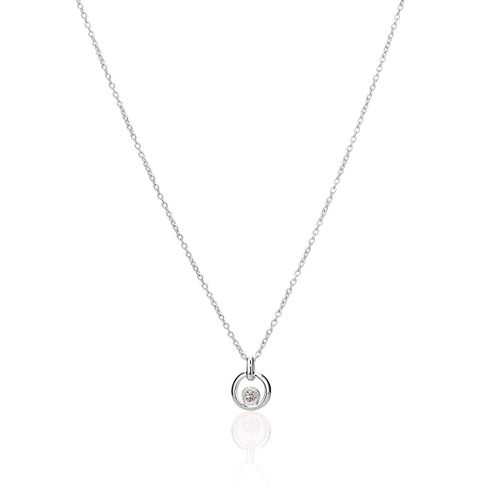 Collier En Argent 925/1000 Et Zircon