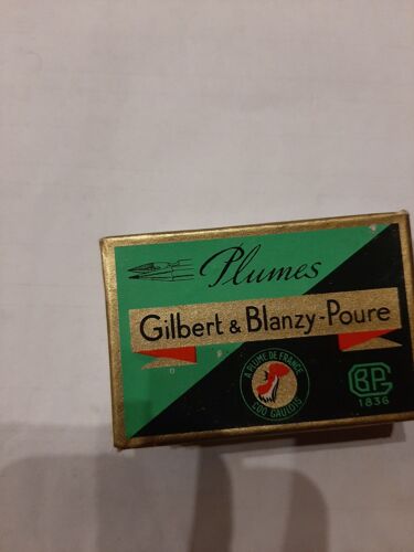Boite De Plumes Gilbert&blanzy-Poure