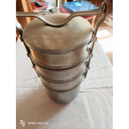 Cantine Militaire Bourgeat En Aluminium 4 Récipients