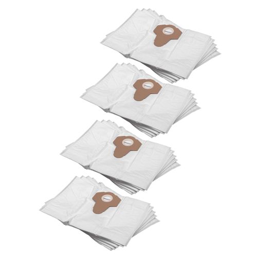 vhbw 20x Sacs compatible avec Einhell TE-VC 1925 SA aspirateur - microfibres non tissées, 37cm x 28cm, blanc