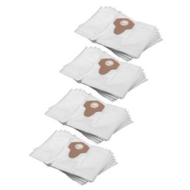 vhbw 20x Sacs compatible avec Einhell TE-VC 1925 SA aspirateur - microfibres non tissées, 37cm x 28cm, blanc