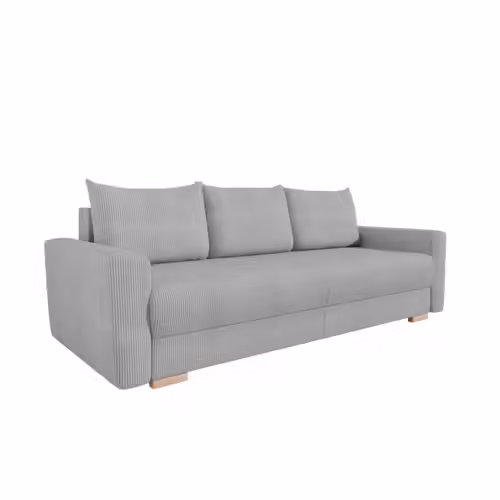 Canapé-Lit Elma Avec Fonction Lit - Gris Clair