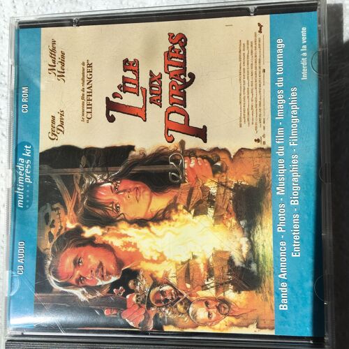 Movie Audio Press Kit - Cdrom Promotion - Film "L'ile Aux Pirates       "   Interview   Spots Publicitaires  Etc