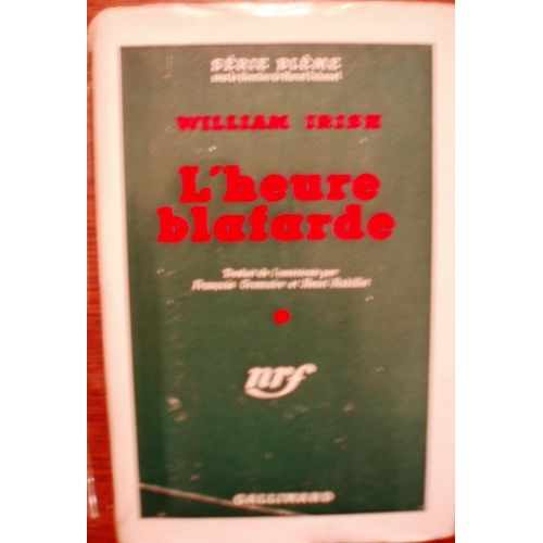 L'heure Blafarde. Série Blême, Avec La Jaquette.