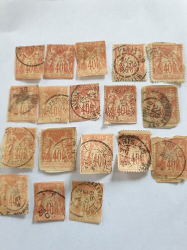 Timbre Type Sage 40c Orange