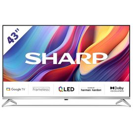 Sharp Aquos 43GP6265E 43" (109 cm) 4K UHD QLED avec Google TV - 2024