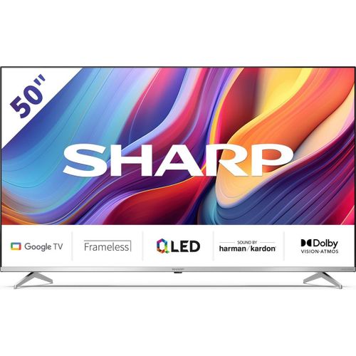 Sharp Aquos 50GP6265E 50" (127 cm) 4K UHD QLED avec Google TV - 2024