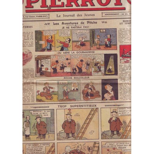 Pierrot Le Journal Des Jeunes  26 Janvier 1936