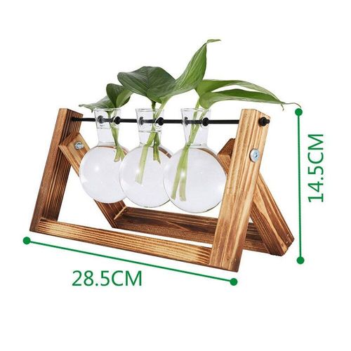 Rose - Vase à fleurs séchées Style nordique Ins, en verre Transparent, accessoires de décoration pour la maison, Vases à fleurs pour la maison