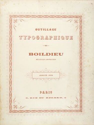 Outillage Typographique