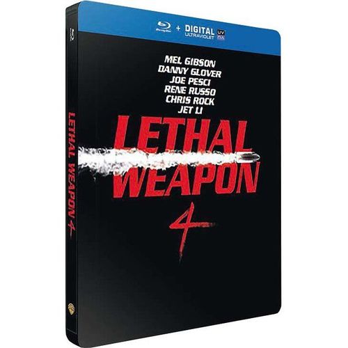 L'arme Fatale 4 - Blu-Ray + Copie Digitale - Édition Boîtier Steelbook