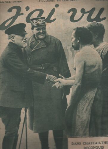 J'ai Vu  184  : Dans Chateau-Thierry Reconquis