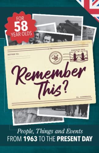 Remember This?: People, Things And Events From 1963 To The Present Day (Uk Edition) (Milestone Memories Uk)