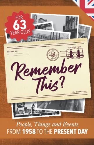 Remember This?: People, Things And Events From 1958 To The Present Day (Uk Edition) (Milestone Memories Uk)