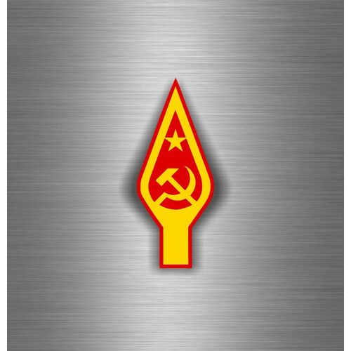 Autocollant Sticker Voiture Drapeau Urss Russie Sovietique Cccp Russe Soviet R8