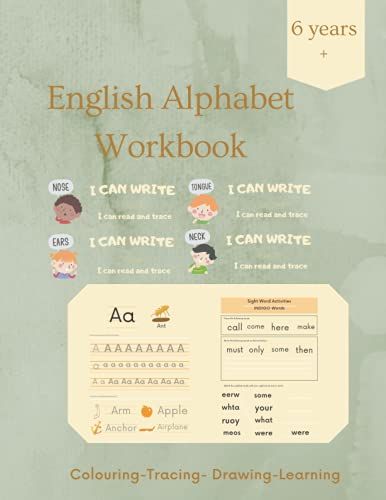 English Alphabet Workbook: 6 Years Plus