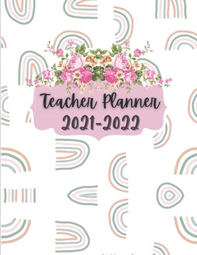 Boho Rainbow Teacher Planner: Tropical Safari Record Book | Academic Lesson Planner For Teachers & Professors With Inspirational Quotes | Weekly And ... Organizer | Teachers Appreciation Gift