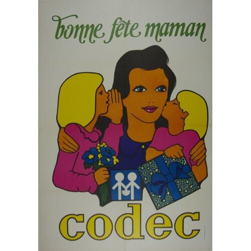 Affiche Bonne Fete Maman Codec 