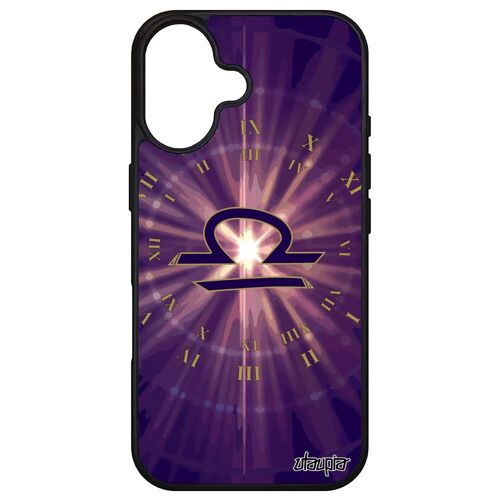 Coque Pour Iphone 16 Silicone Signe Balance Soleil Galaxie Antichoc Astrologique Pas Cher Horoscope Etui Astronomie Univers Etoiles Apple