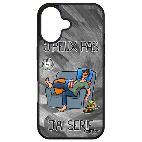 Coque Silicone Pour Iphone 16 J'peux Pas J'ai Série Telephone Gris Je Rigide Bande Dessinée 128 Go Dessin Animé Drole Dessin Etui Apple