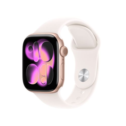 Apple Watch Series 11 - 42 mm Or rose bracelet Rose GPS - Wifi M/L