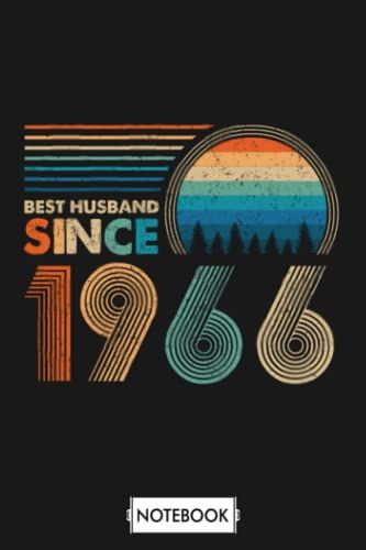 Best Husband Since 1966 Marriage Celebration Notebook: Lined College Ruled Paper,6x9 120 Pages,Journal,Matte Finish Cover,Diary,Planner