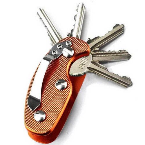 Porte-clés Flexible en alliage d'aluminium, sac de rangement à Clip, nouveau