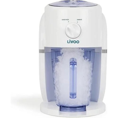 Appareil 2 En 1 - Livoo - Dom430 - Glace Pilée - Granités - Bol Récupérateur 1,1 L