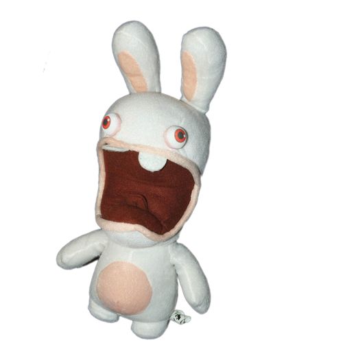 Peluche Doudou. Les Lapins Cretins. Hurleur. H 35 Cm. Play By Play 2012
