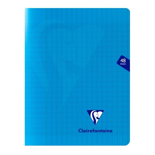 Clairefontaine Cahier Mimesys Piqué Polypro 17 X 22 Cm 48 Pages 90g Séyès 6 Couleurs Assorties