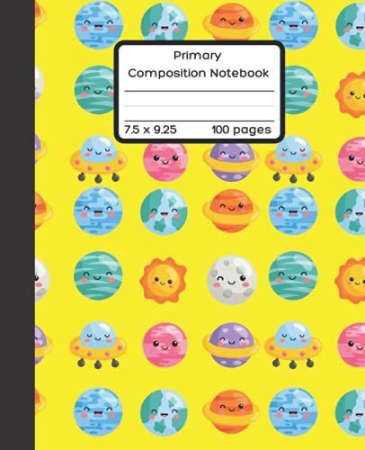Primary Composition Notebook: A Fun Kawaii Fruit Story Journal K2 With Space To Write And Draw In. For School And Home-Schooled Students. 1/2 Ruled Dotted Mid Line Handwriting Practice Pages.