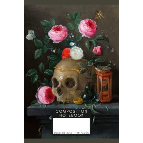 Vanitas Still Life By Jan Van Kessel Fine Art Print Journal: College Ruled Composition Notebook