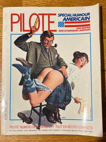 Revue Pilote Hors Série, Numéro 76 Bis - Spécial Humour Américain