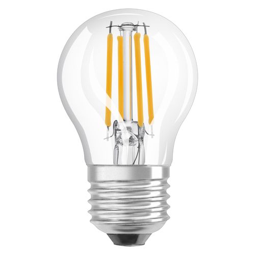 Ledvance Ampoule Led Intelligente Avec Wifi, E27, Gradable, Blanc Chaud(2700k), Forme De Goutte D'eau, Filament Clair, Remplace Les Ampoules De 40w, Contrôlable Avec Alexa, Google Et App, 1-Pack