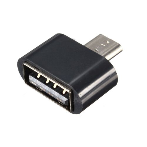 Convertisseur Adaptateur Connecteur Micro USB mâle vers USB 2.0 Femelle OTG 5Pins Pr Portables Noir