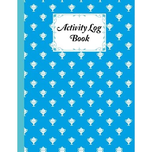 Activity Log Book: Hockey Cover Activity Log Book, 120 Pages, 8.5x11 Inch, Activity Log Book For All Buisnesses By Susanna Knoll
